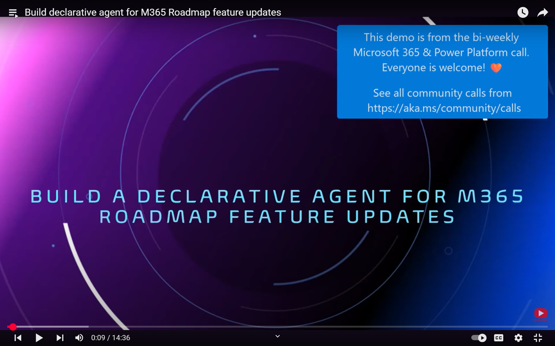 How to build M365 Roadmap Features Tracker Declarative Agent